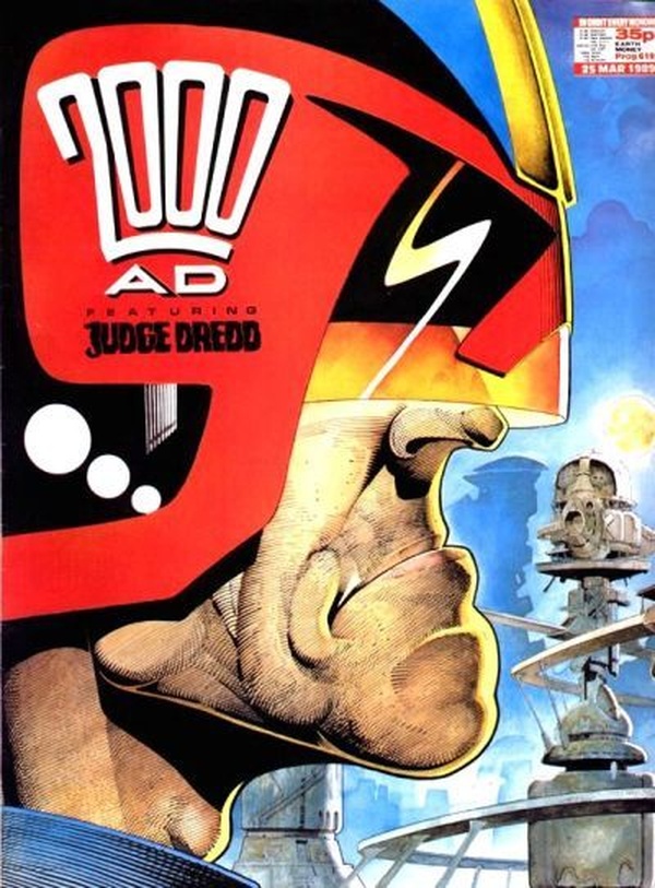 2000 AD #619 cover