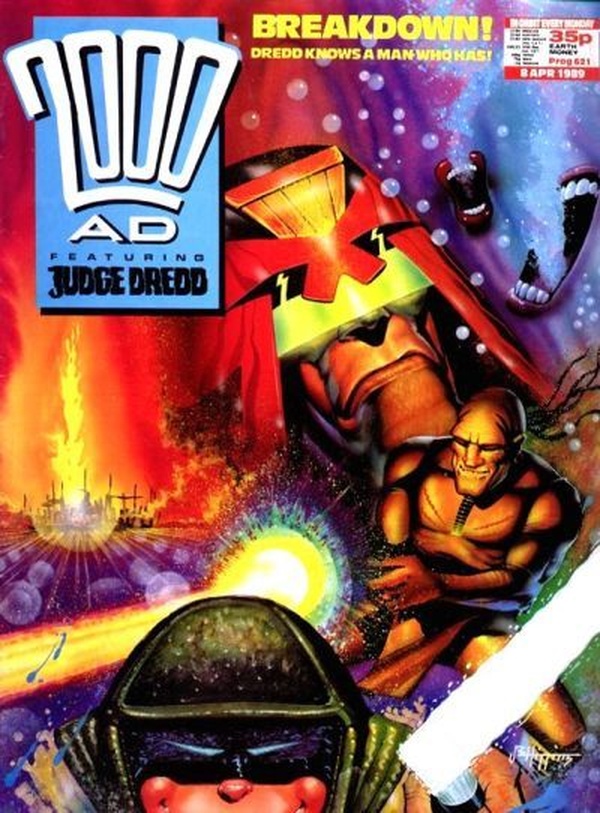 2000 AD #621 cover