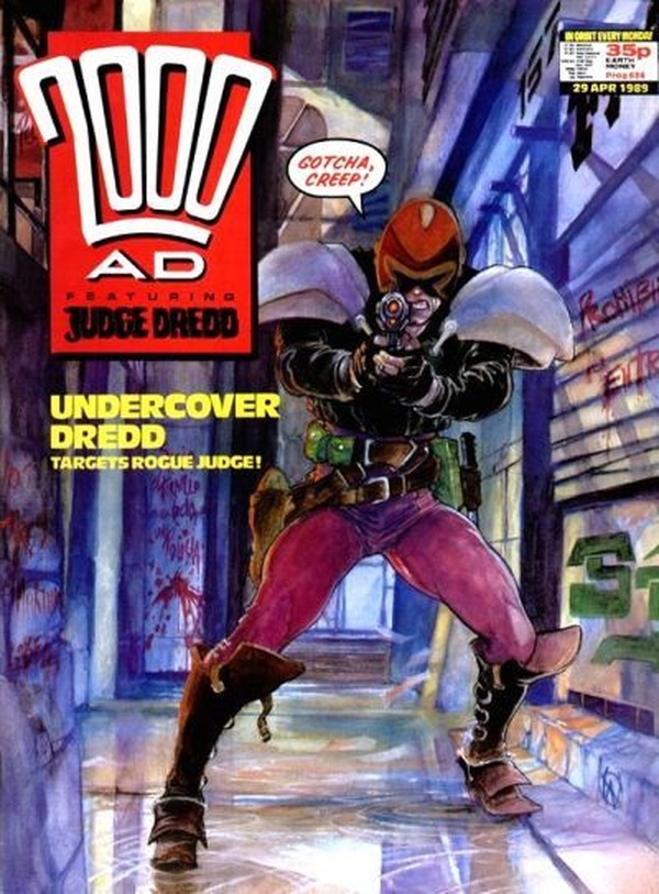 2000 AD #624 cover