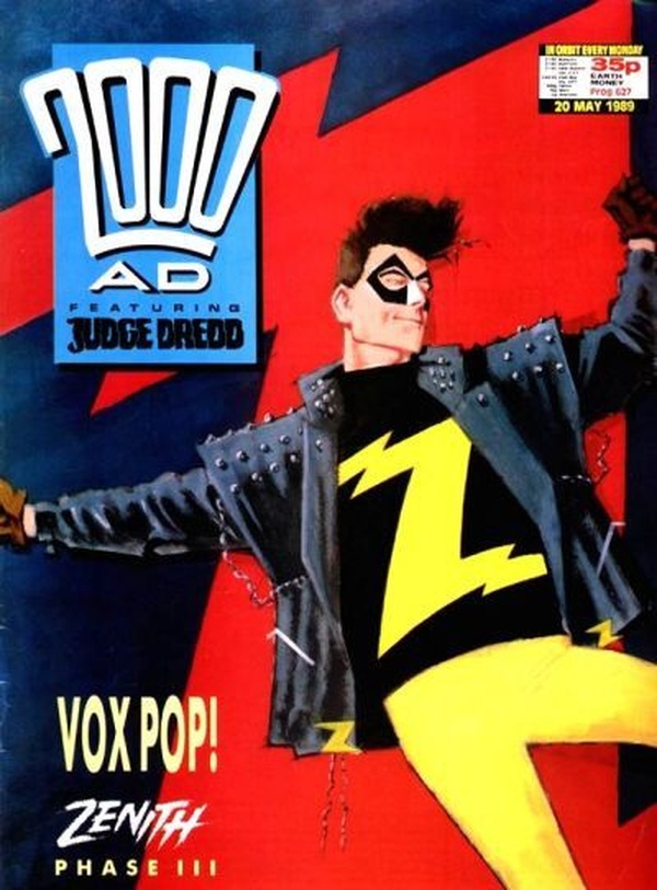 2000 AD #627 cover