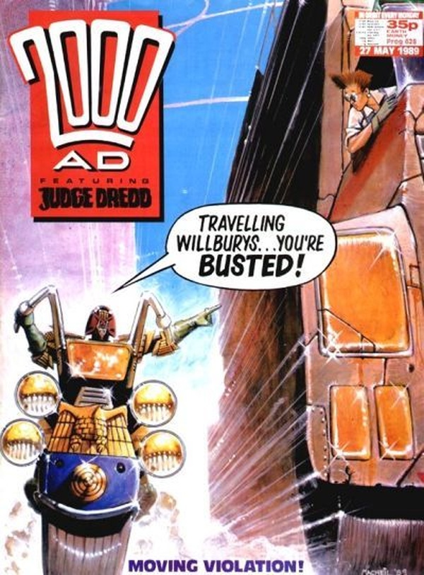 2000 AD #628 cover