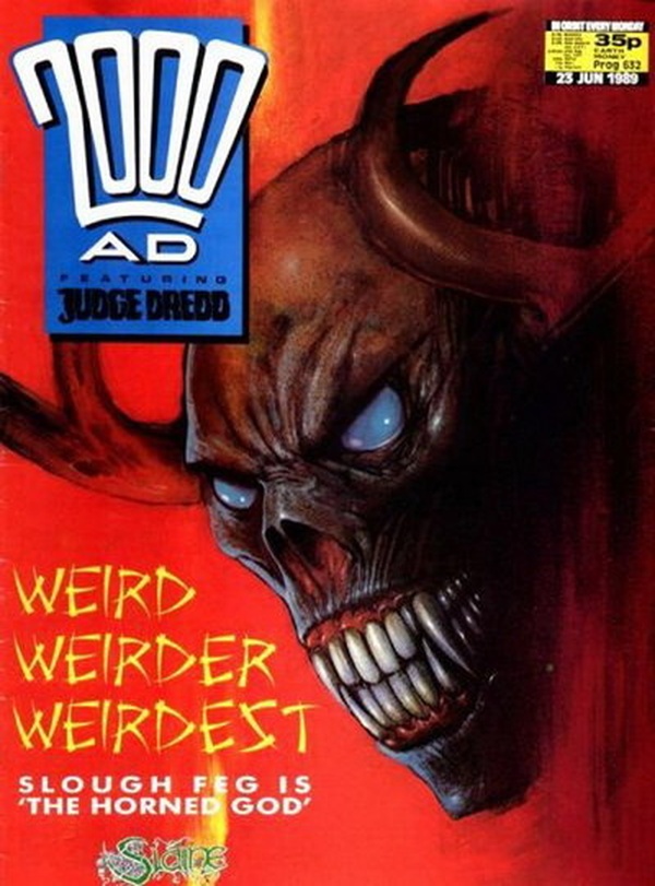 2000 AD #632 cover