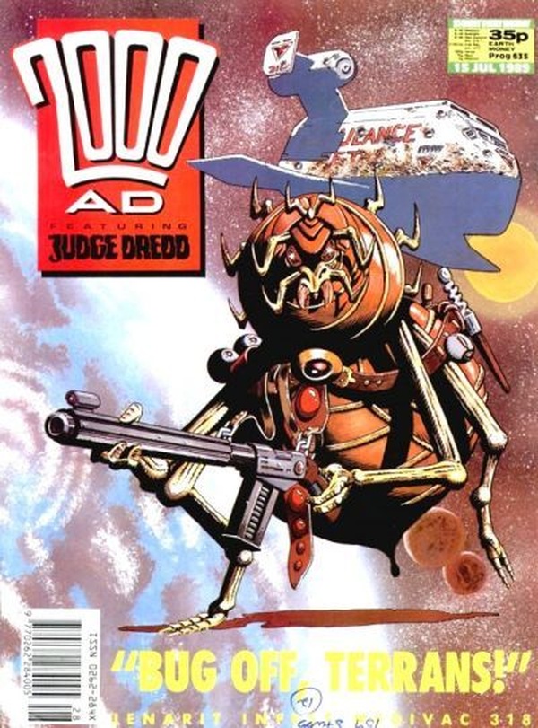 2000 AD #635 cover