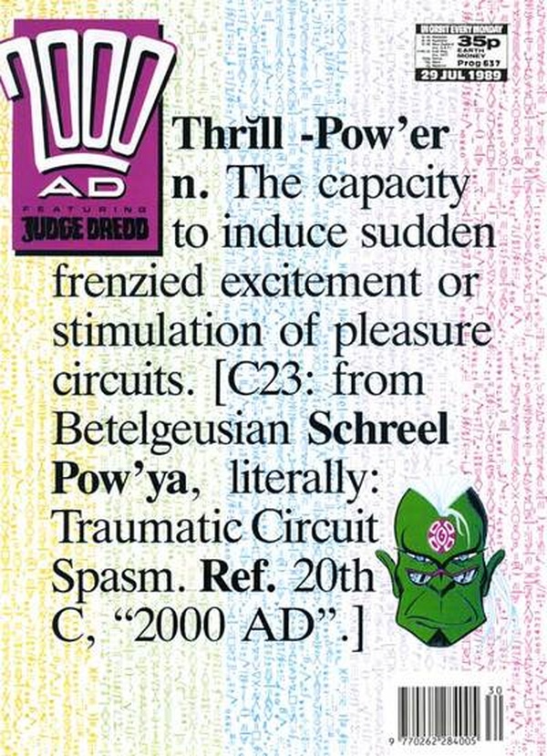 2000 AD #637 cover