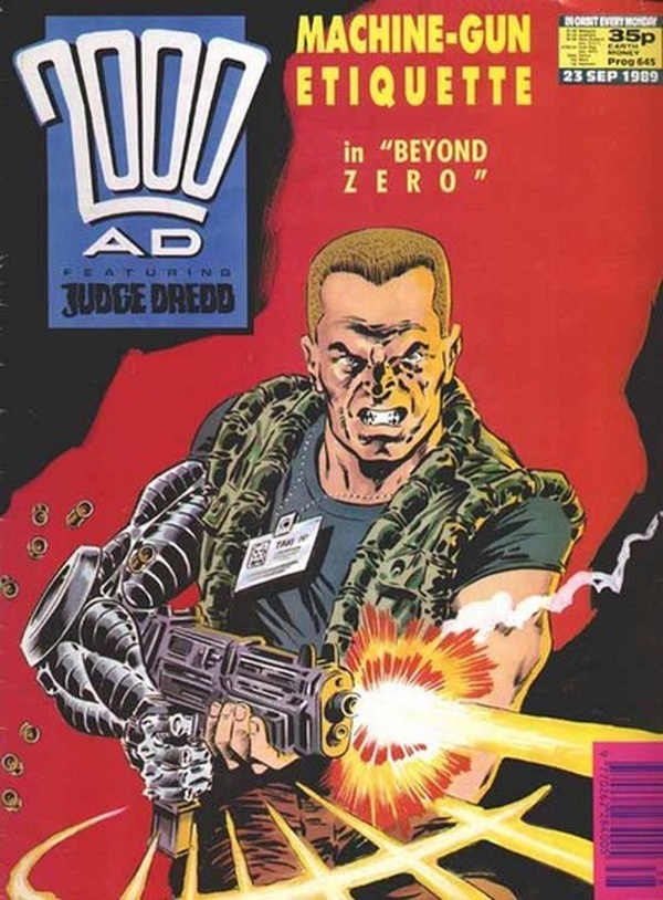 2000 AD #645 cover