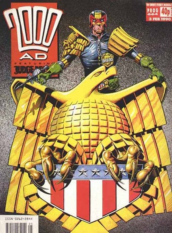 2000 AD #664 cover