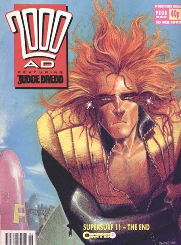 2000 AD #665 cover