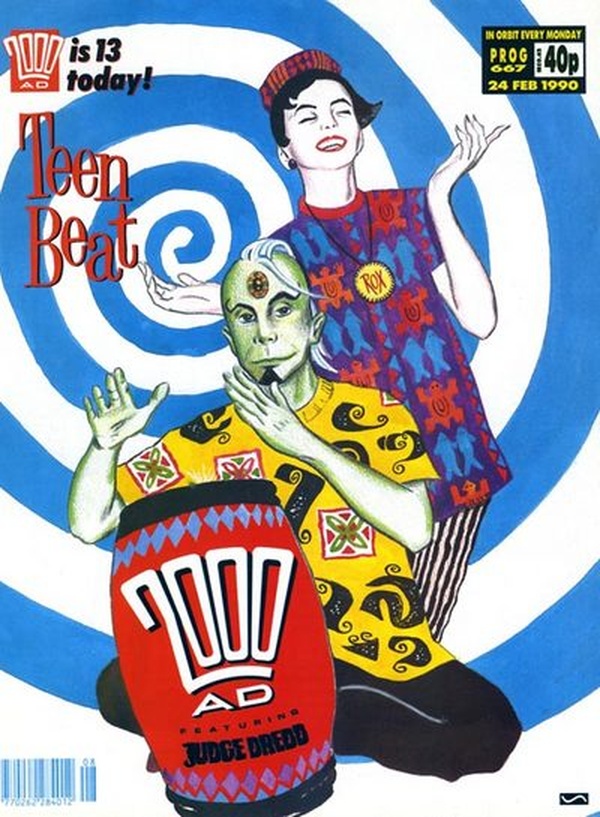 2000 AD #667 cover