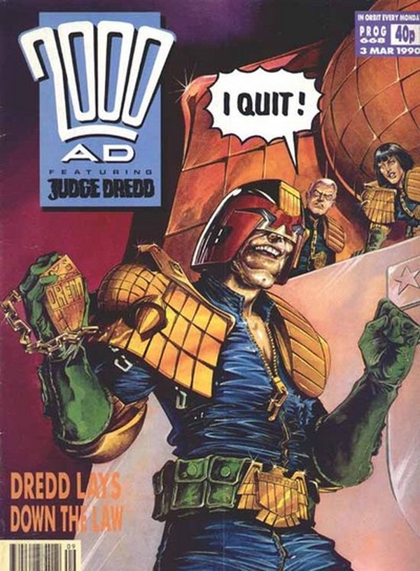 2000 AD #668 cover
