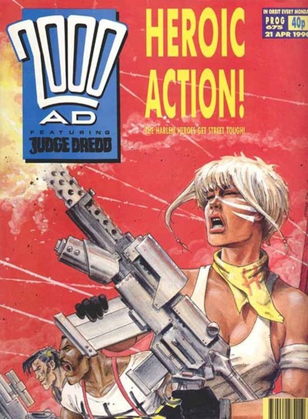 2000 AD #675 cover