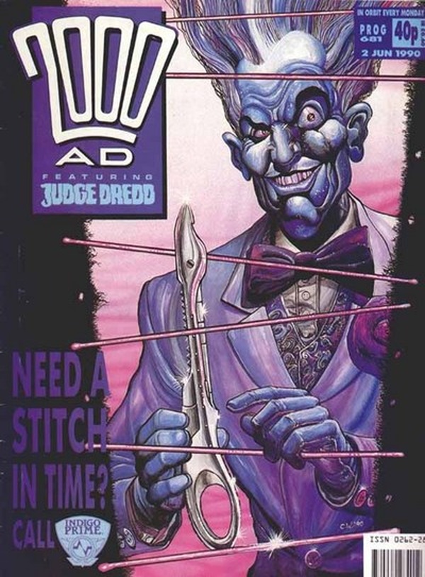 2000 AD #681 cover
