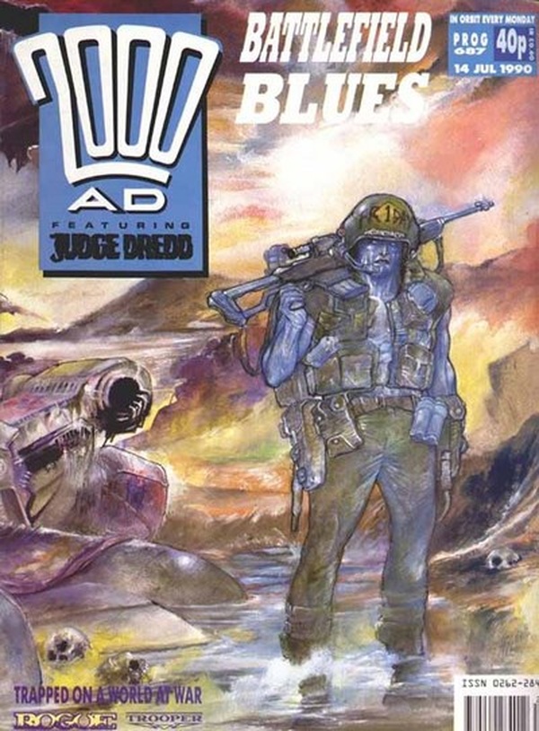 2000 AD #687 cover