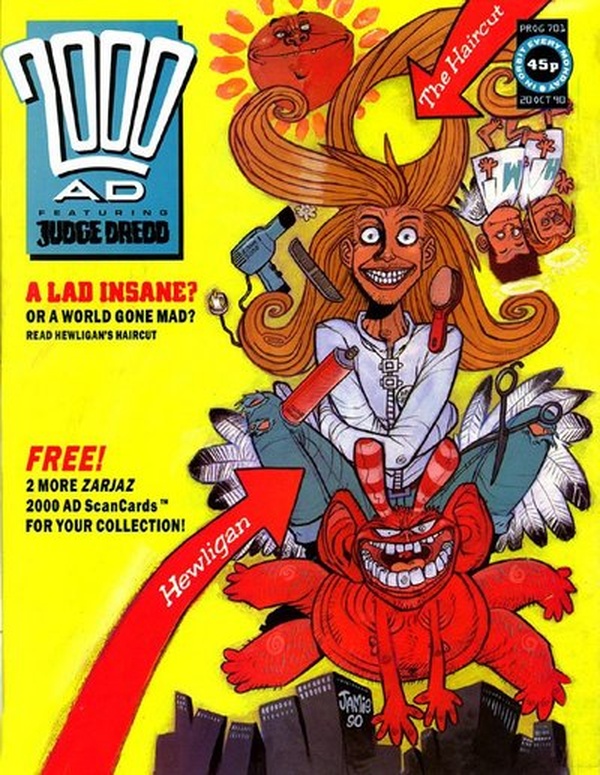 2000 AD #701 cover