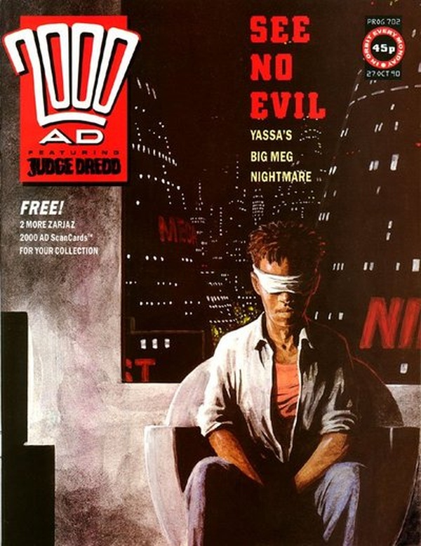 2000 AD #702 cover