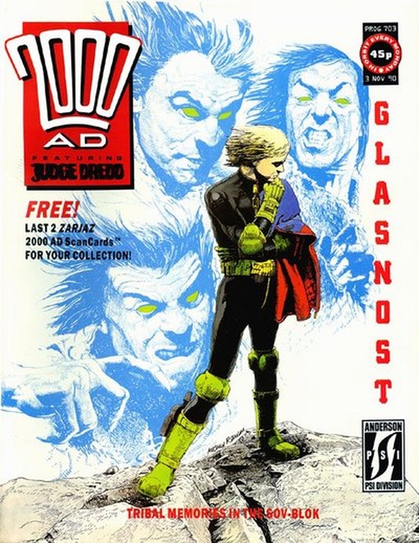 2000 AD #703 cover