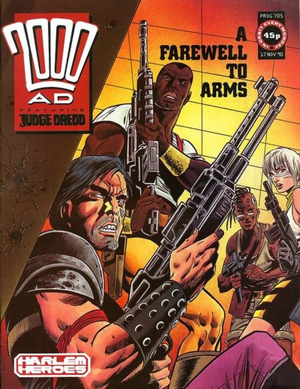 2000 AD #705 cover