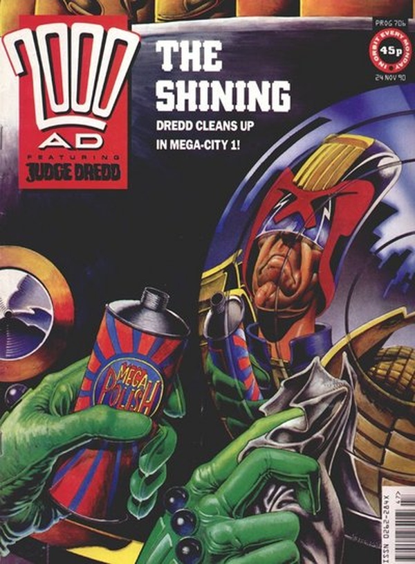 2000 AD #706 cover