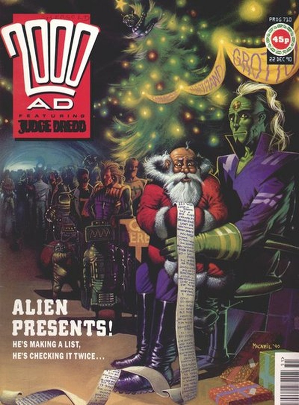 2000 AD #710 cover
