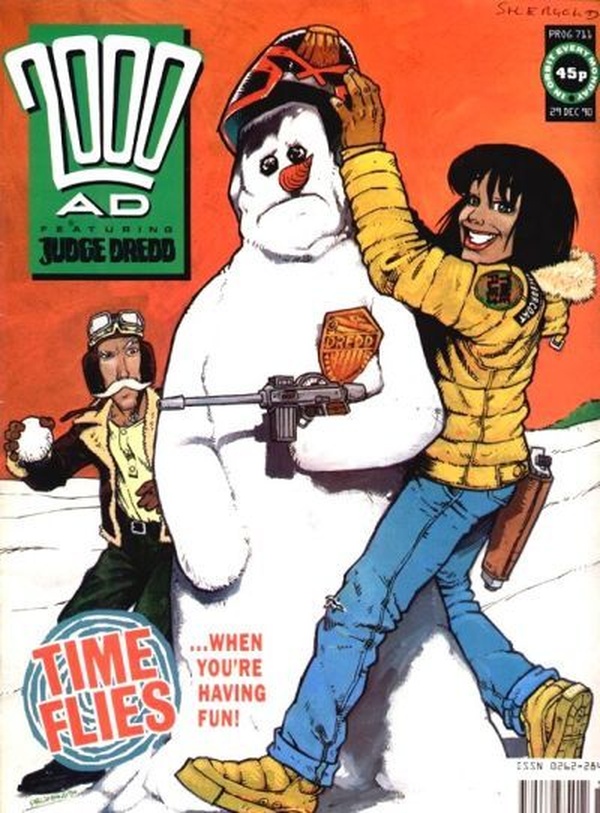 2000 AD #711 cover