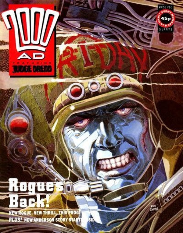 2000 AD #712 cover