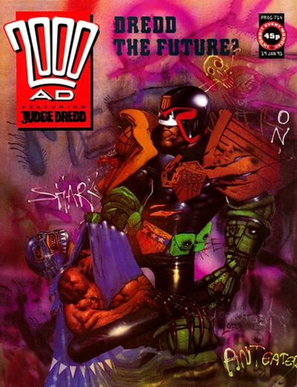 2000 AD #714 cover