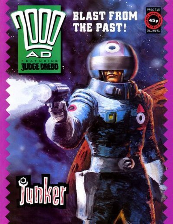 2000 AD #715 cover
