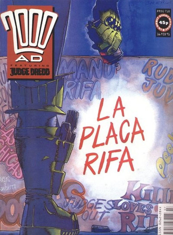 2000 AD #718 cover