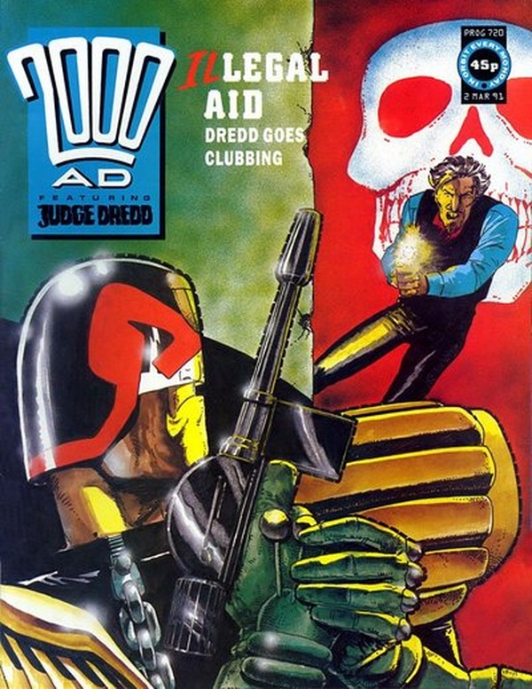 2000 AD #720 cover