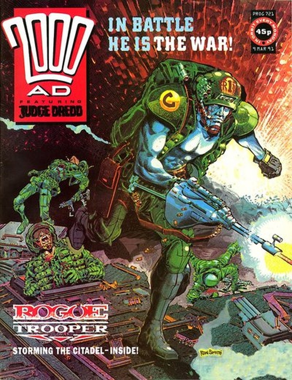 2000 AD #721 cover