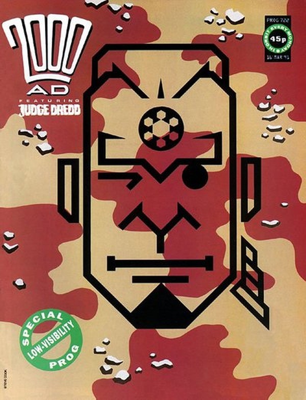 2000 AD #722 cover