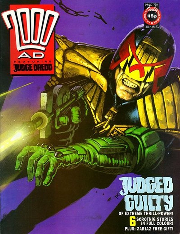 2000 AD #724 cover