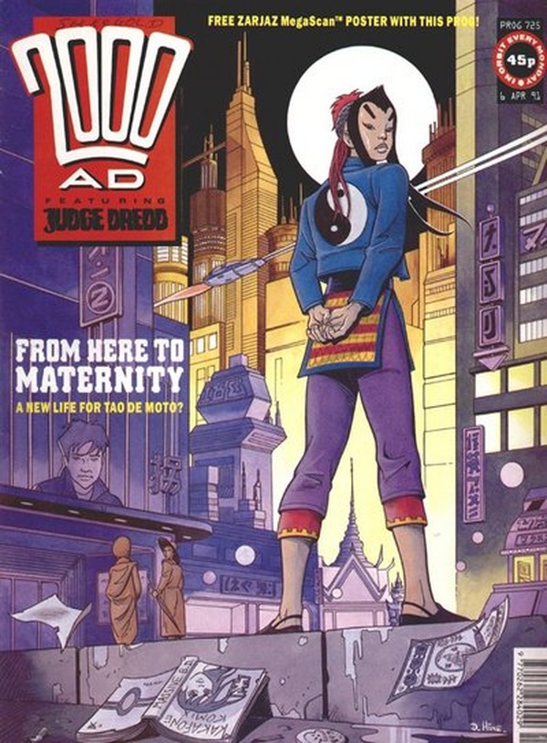 2000 AD #725 cover