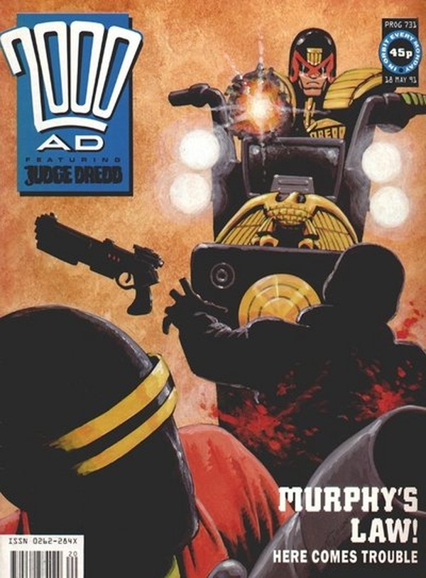 2000 AD #731 cover