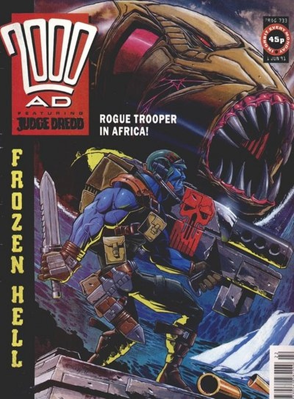 2000 AD #733 cover
