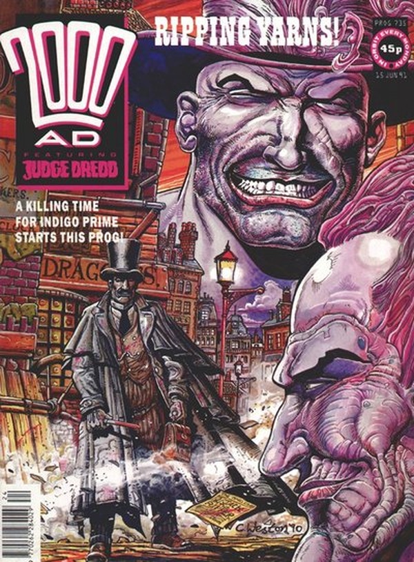 2000 AD #735 cover