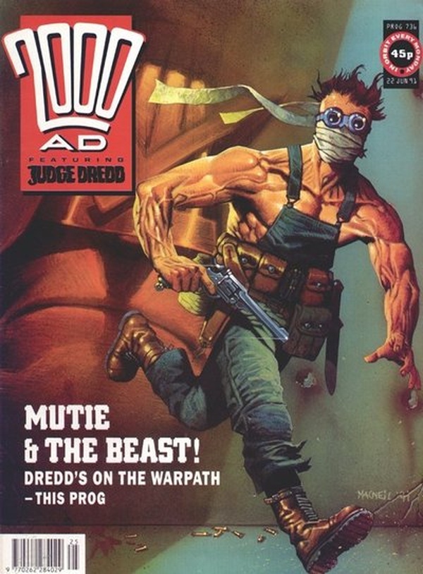 2000 AD #736 cover