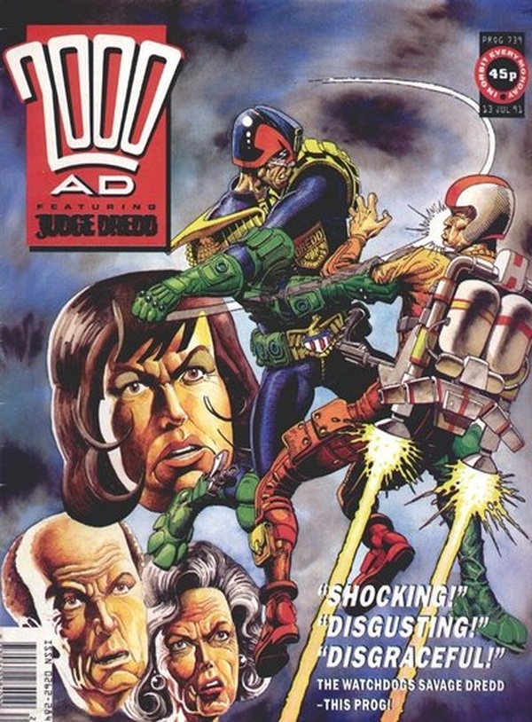 2000 AD #739 cover