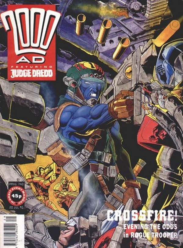 2000 AD #740 cover