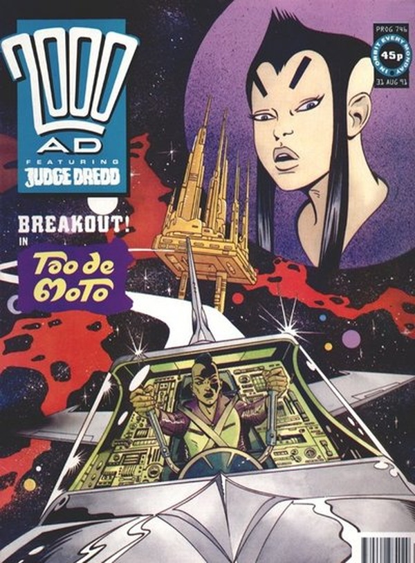 2000 AD #746 cover