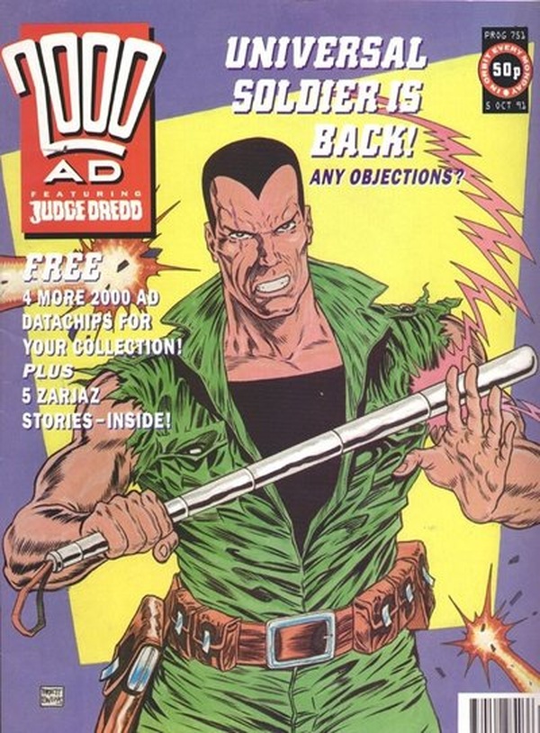 2000 AD #751 cover