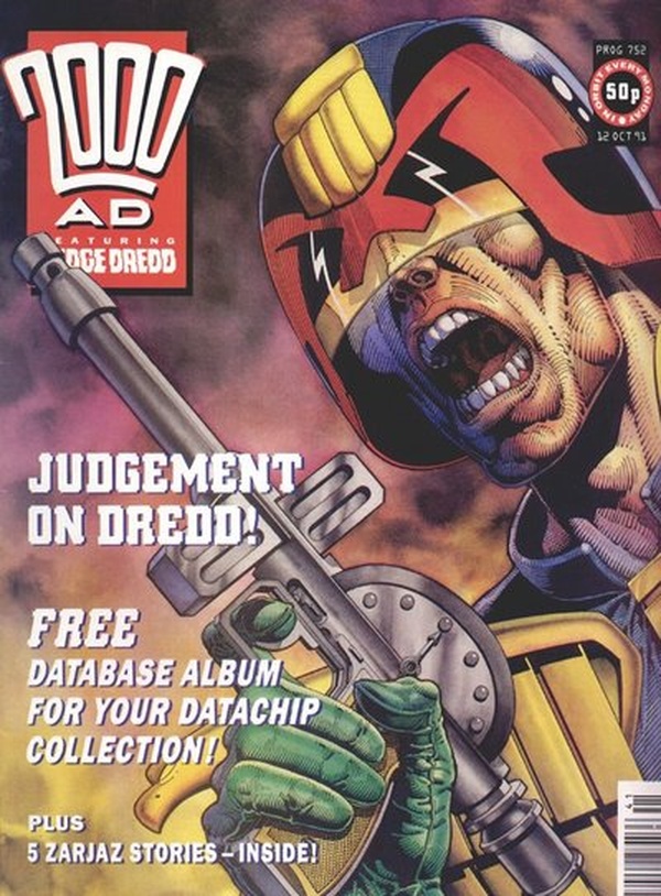 2000 AD #752 cover