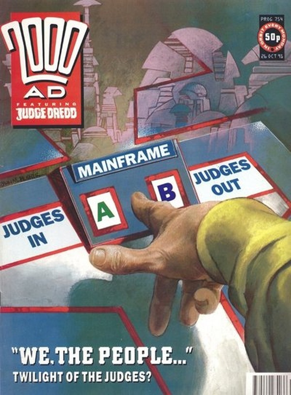 2000 AD #754 cover