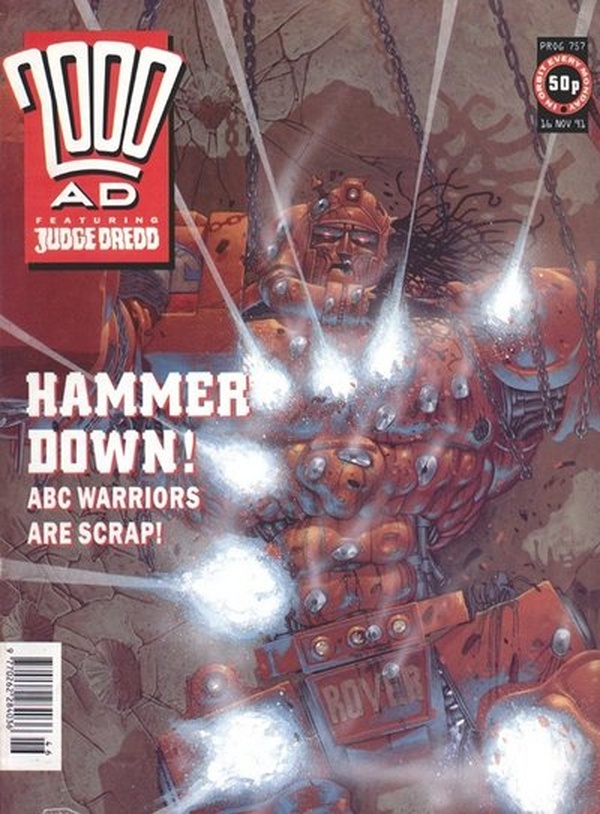 2000 AD #757 cover