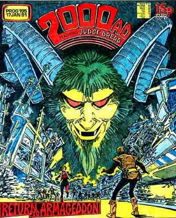 2000 AD #195 cover