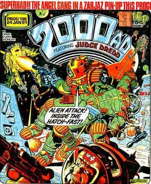 2000 AD #196 cover