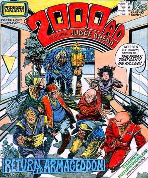 2000 AD #203 cover