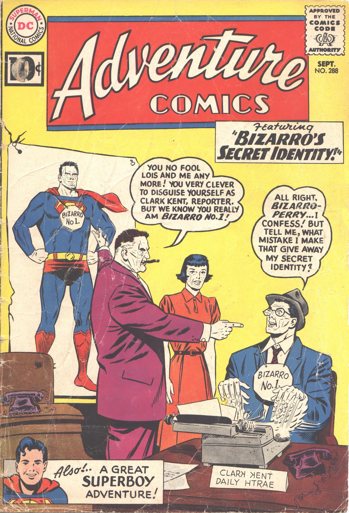 Adventure Comics #288 cover
