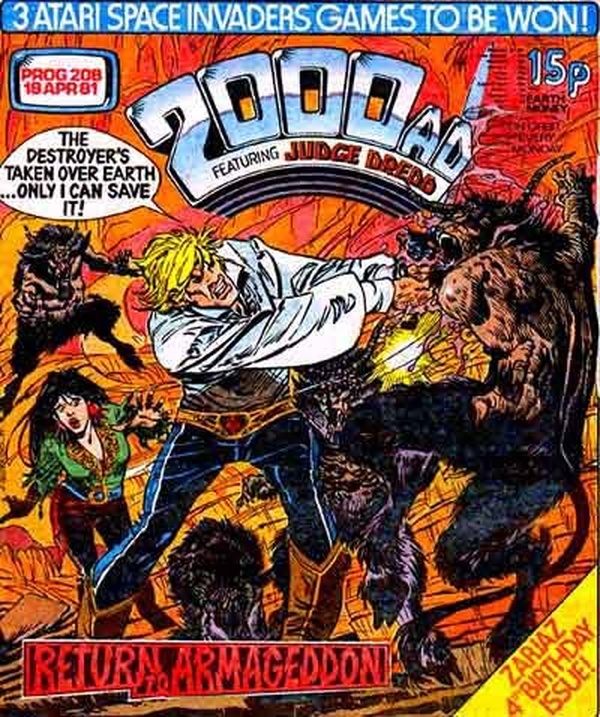 2000 AD #208 cover