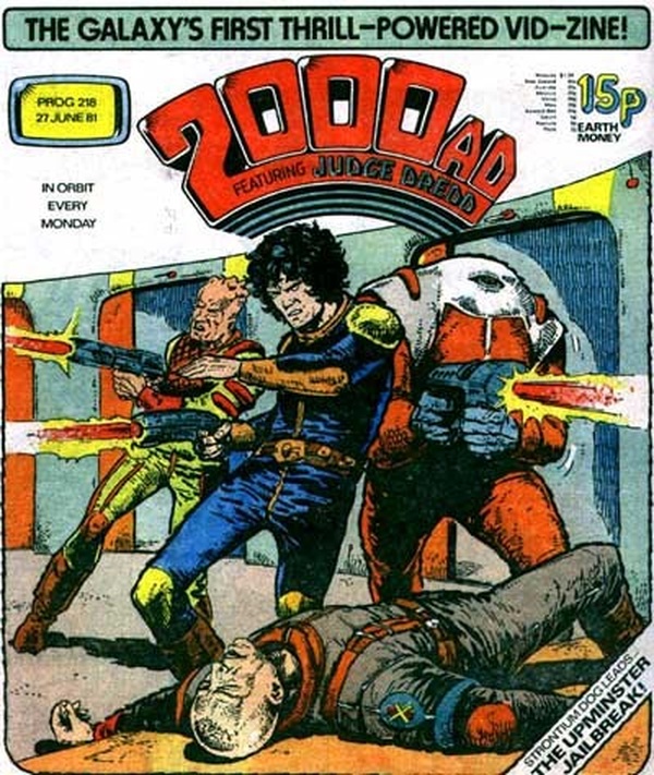 2000 AD #218 cover