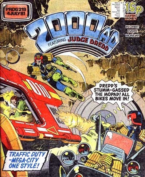 2000 AD #219 cover